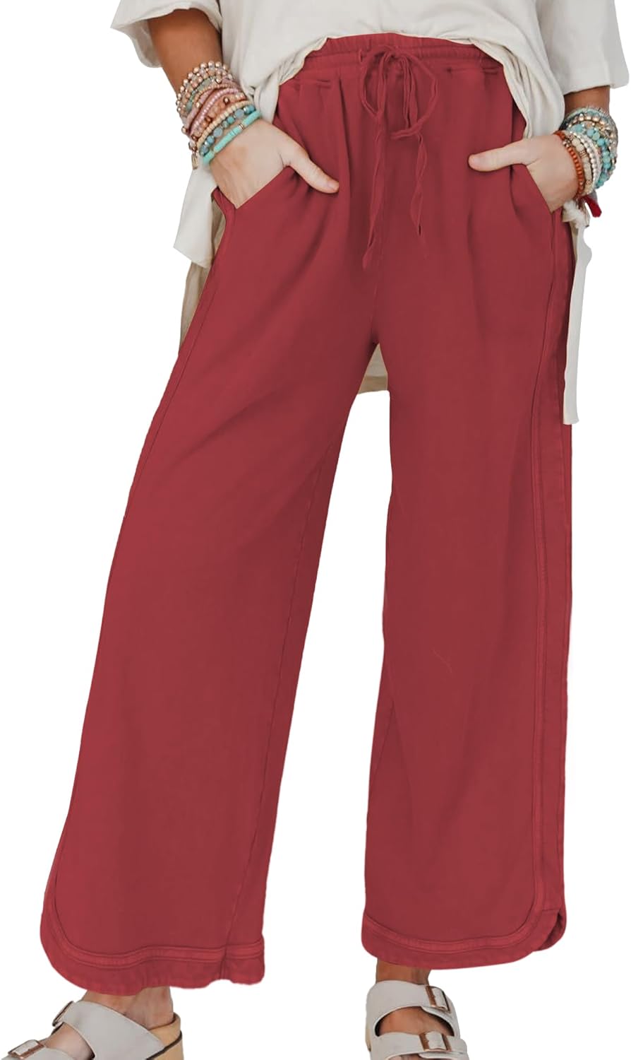 Hixiaohe Women's Casual Wide Leg Sweatpants for Every Occasion