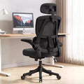 XUEGW Ergonomic Office Chair, Lumbar Support, High Back Mesh, Black