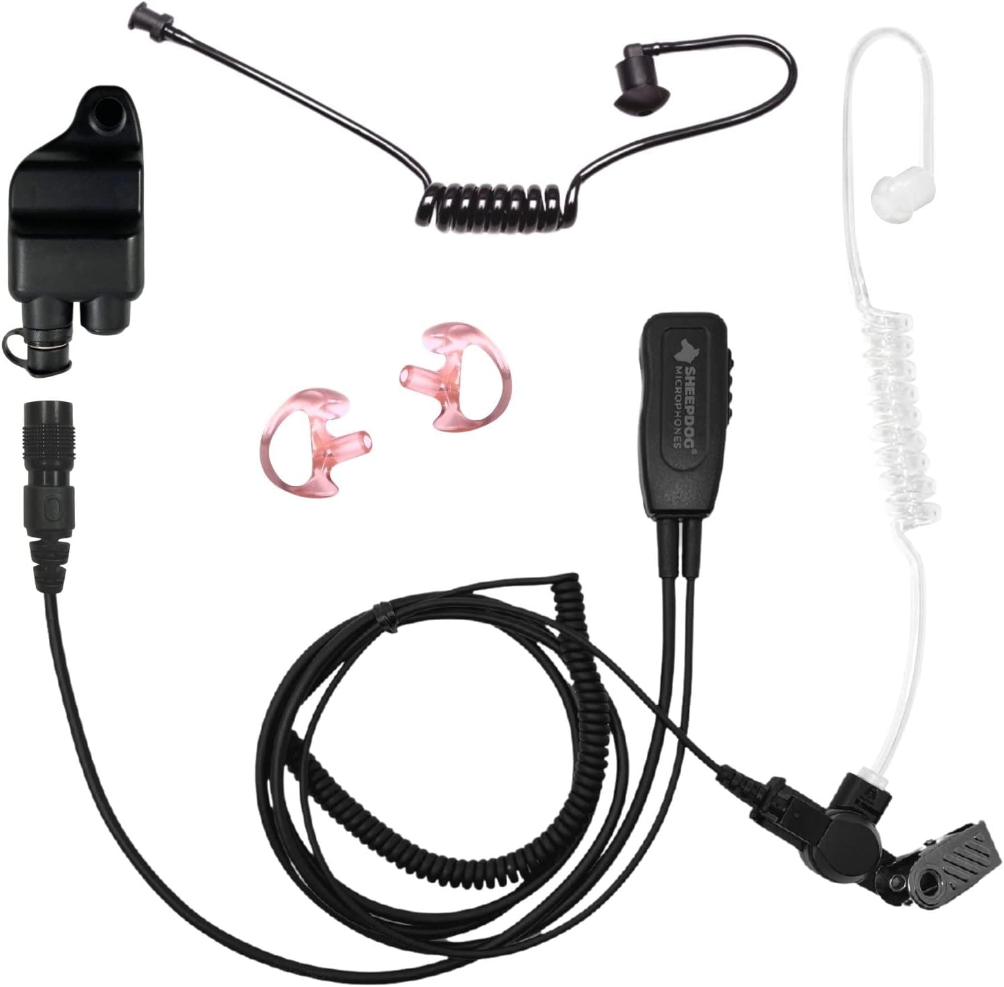 Alpha Quick Disconnect Police Microphone for Harris Radios