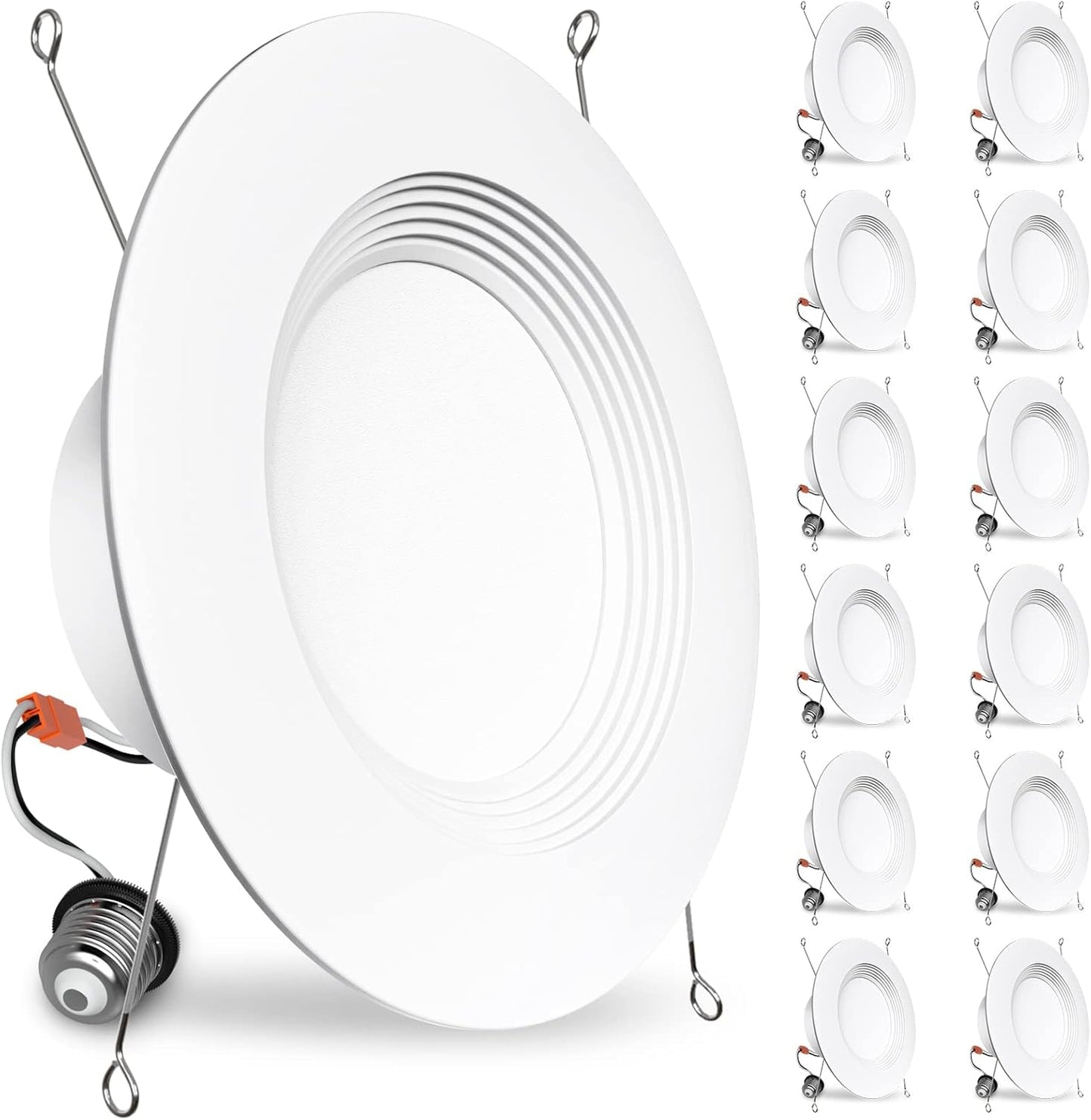 Top Rated 5/6 Inch LED Recessed Downlight with Baffle Trim