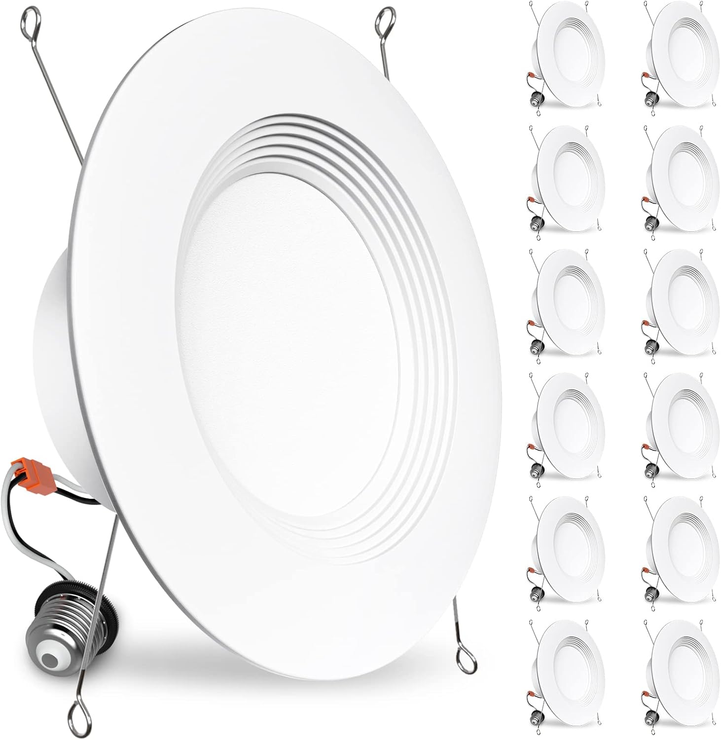 Top Rated 5/6 Inch LED Recessed Downlight with Baffle Trim
