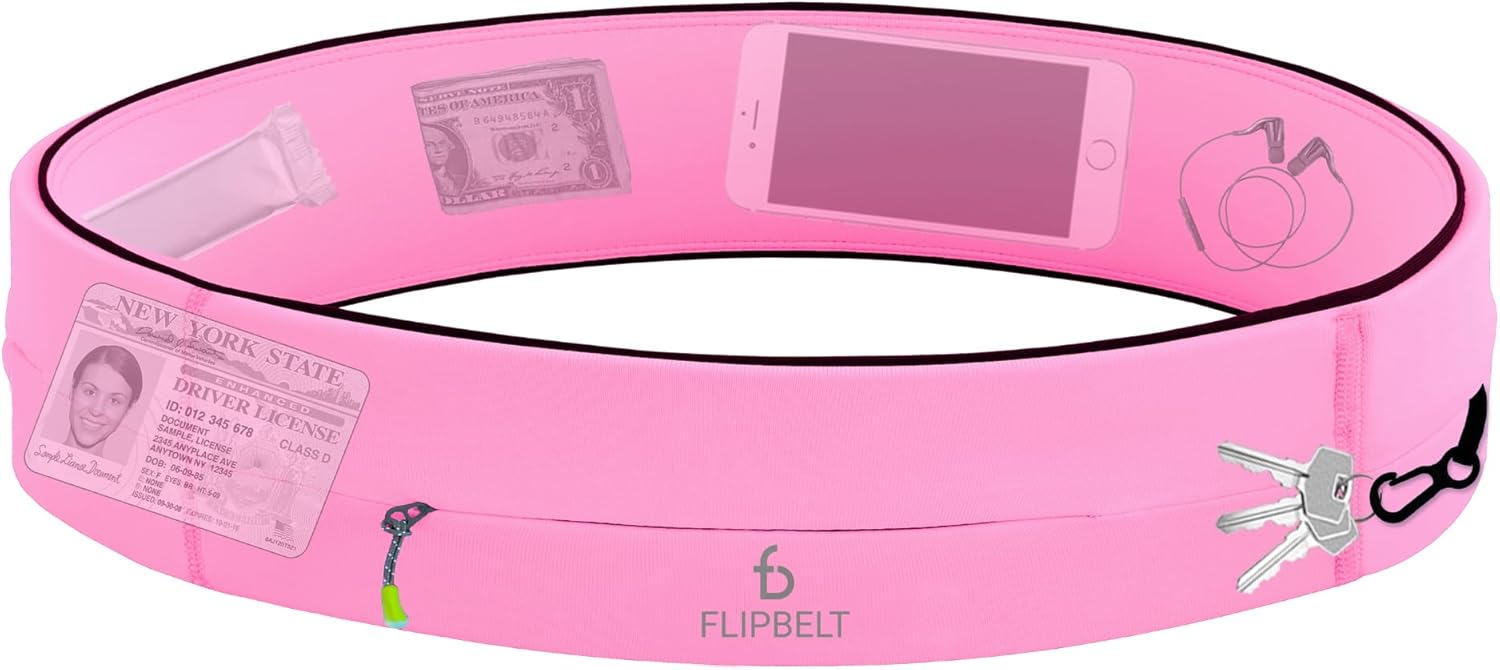 FlipBelt Zipper Running Belt for Ultimate Comfort and Security