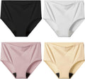 Cotton Incontinence Underwear for Women High Waisted 2XL 4 Pack - Leak