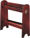 Pine Wood Saddle Rack Ideal Saddle Stand for Western Tack - Red