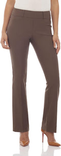 Rekucci Womens Barely Bootcut Stretch Dress Pants - Pull-On Comfort
