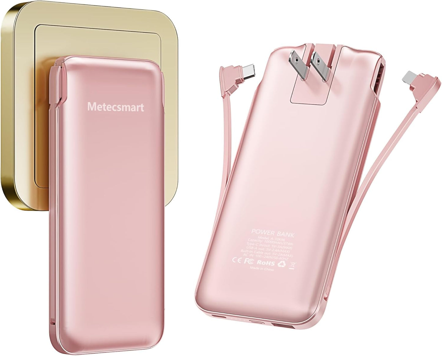 Ultra Portable 10000mAh Wireless Charger by Metecsmart