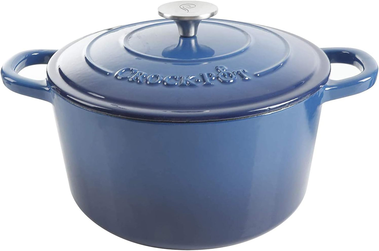 Crock-Pot Artisan 5-Quart Round Enameled Cast Iron Dutch Oven