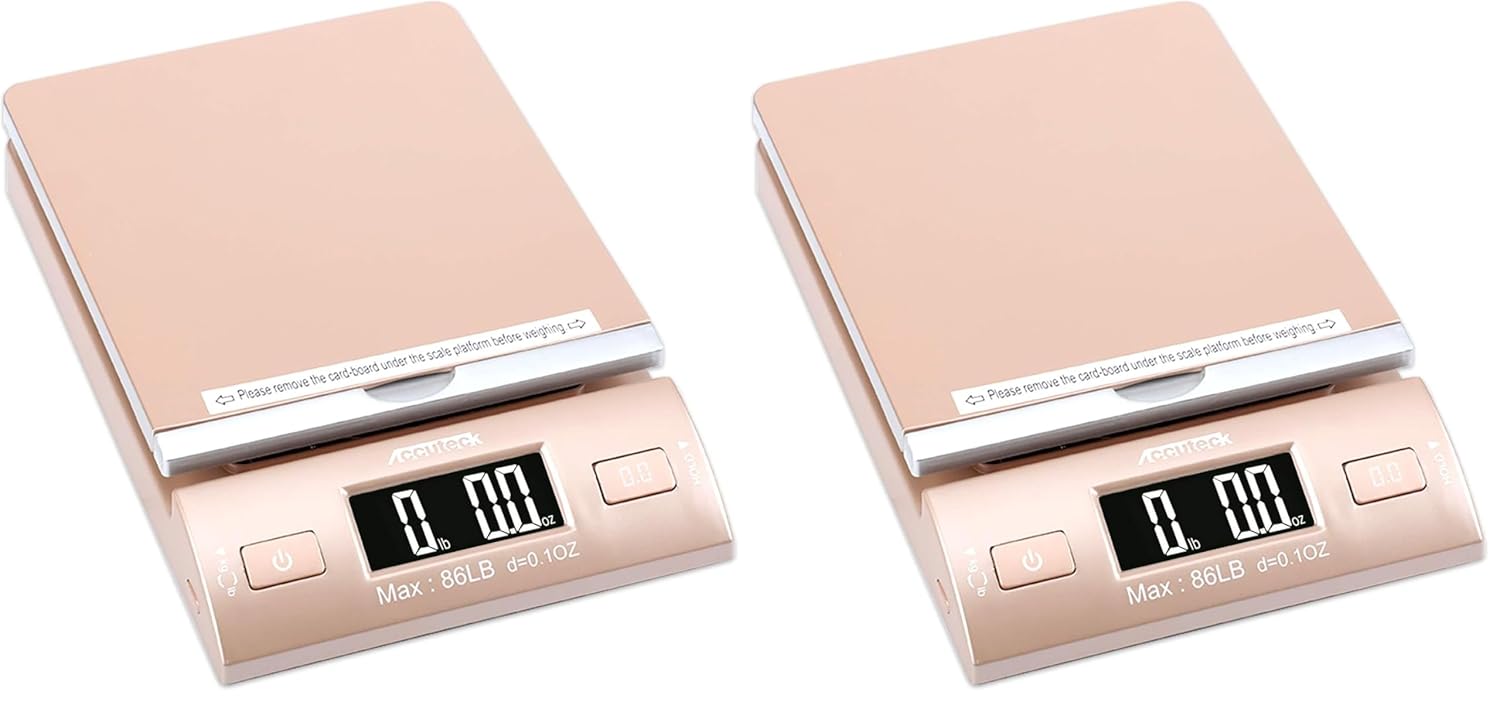 Accuteck Gold 86Lbs Digital Shipping Postal Scale for Accuracy