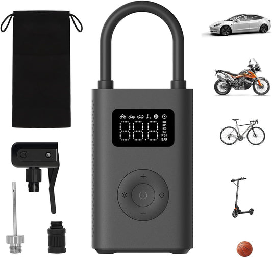 Xiaomi Portable Electric Tire Inflator - 150 PSI Pressure for Any Vehicle!