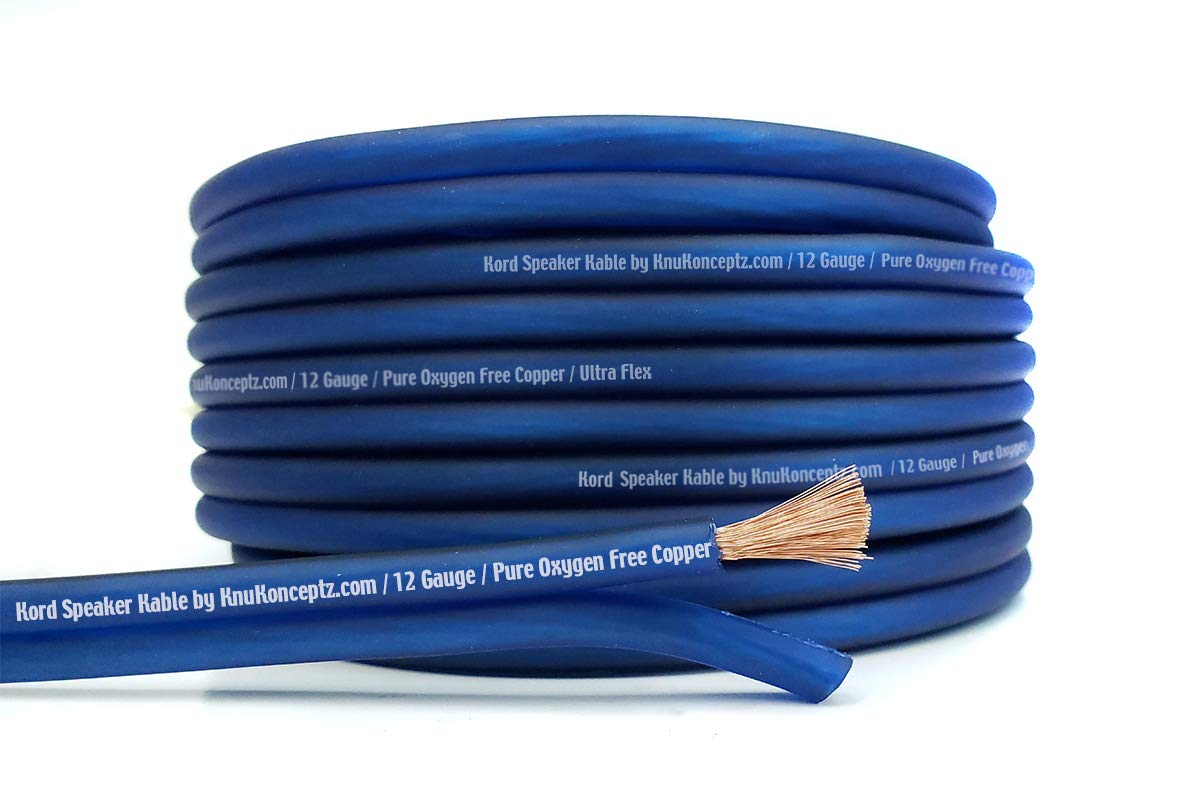 KnuKonceptz Kord Kable 12 Gauge Copper Speaker Wire 50 Feet
