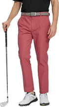 Men Quick Dry Golf Pants - Stretch, Water-Resistant, 5 Pockets