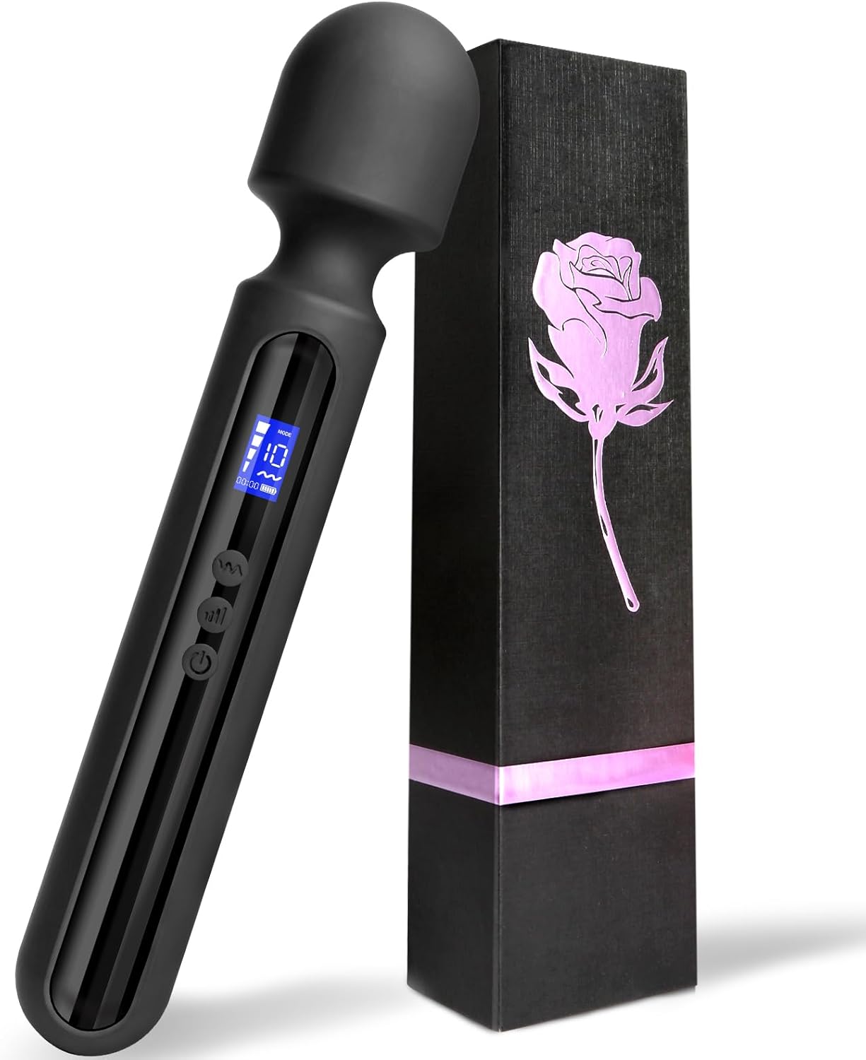 Powerful 12 inch Vibrator Wand for G Spot and Clitoral Stimulation