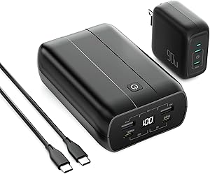 imuto Portable MacBook Pro/Air Charger: 100W Power Bank Bundle