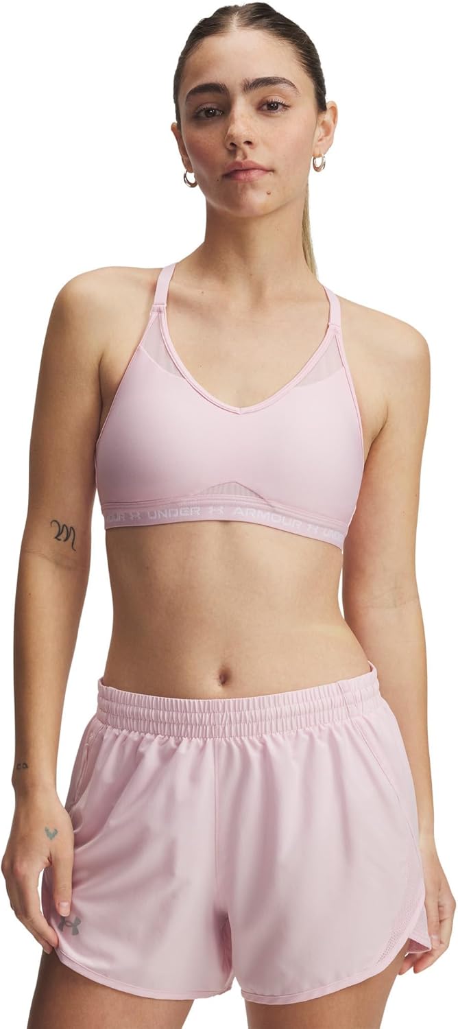 Under Armour Womens Crossback Low Impact Sports Bra for Comfort