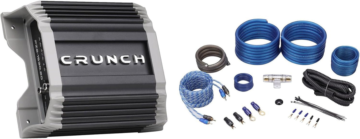 1500W Car Amp + Wiring Kit Bundle