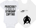 Trekkie Baby Onesie Set with Hat, Blanket & Bib - Space Gift