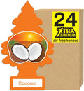 LITTLE TREES Car Air Freshener Xtra Strength Coconut 24 Pack