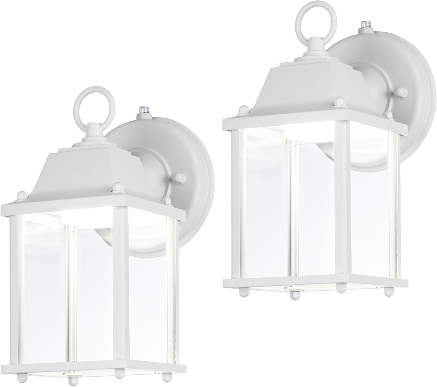 LIT-PaTH Dusk to Dawn Outdoor Wall Lantern for Bright Lighting