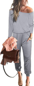 Jumpsuits for Women Off Shoulder Long Sleeve Romper - Versatile
