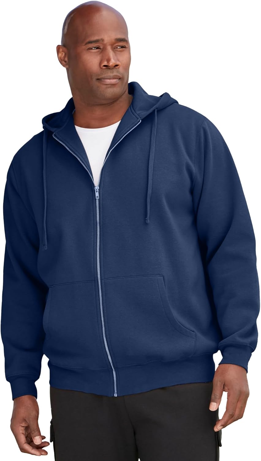 KingSize Men's Big & Tall Fleece Zip-front Hoodie Jacket Review