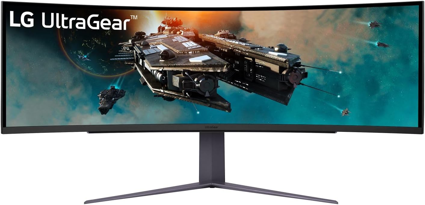 LG 49 UltraGear Curved Gaming Monitor - 240Hz 1ms