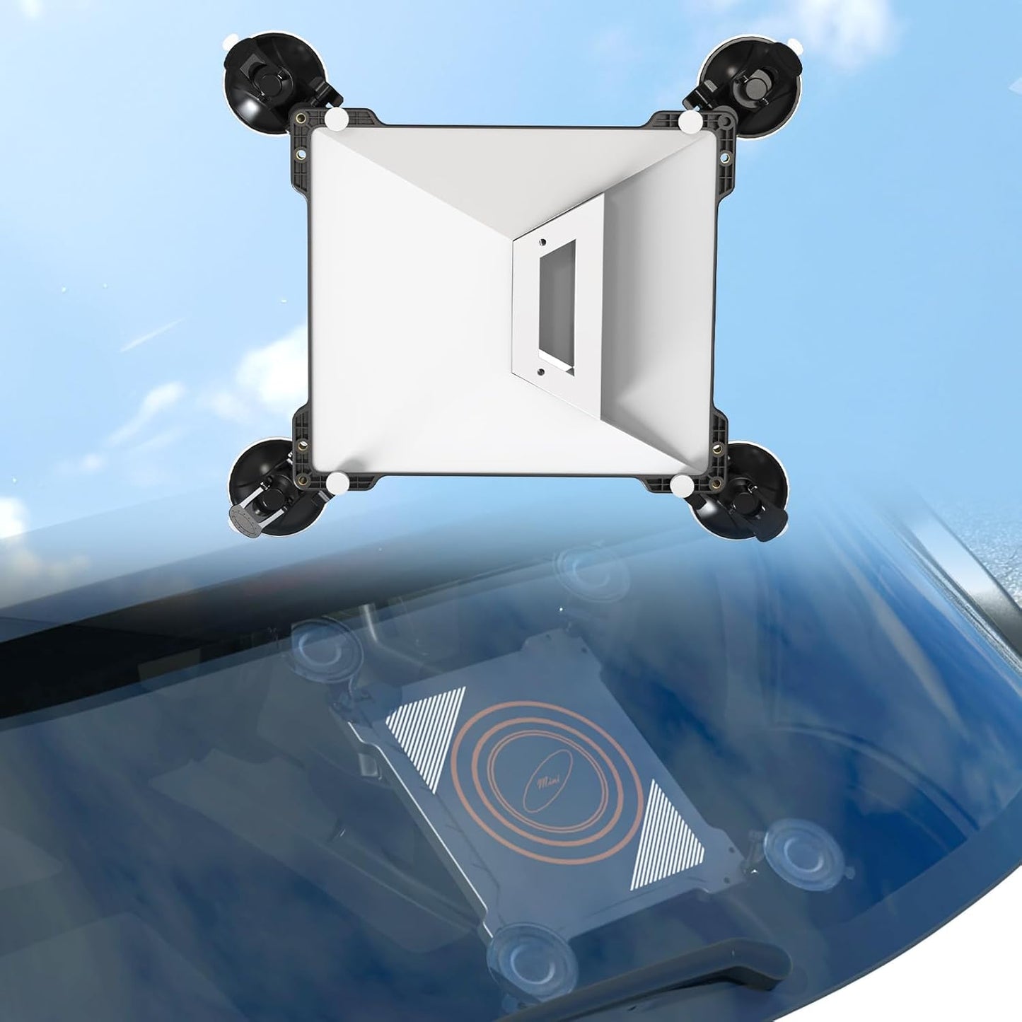 Starlink Mini Mount with Protective Case and Suction Cup for Cars