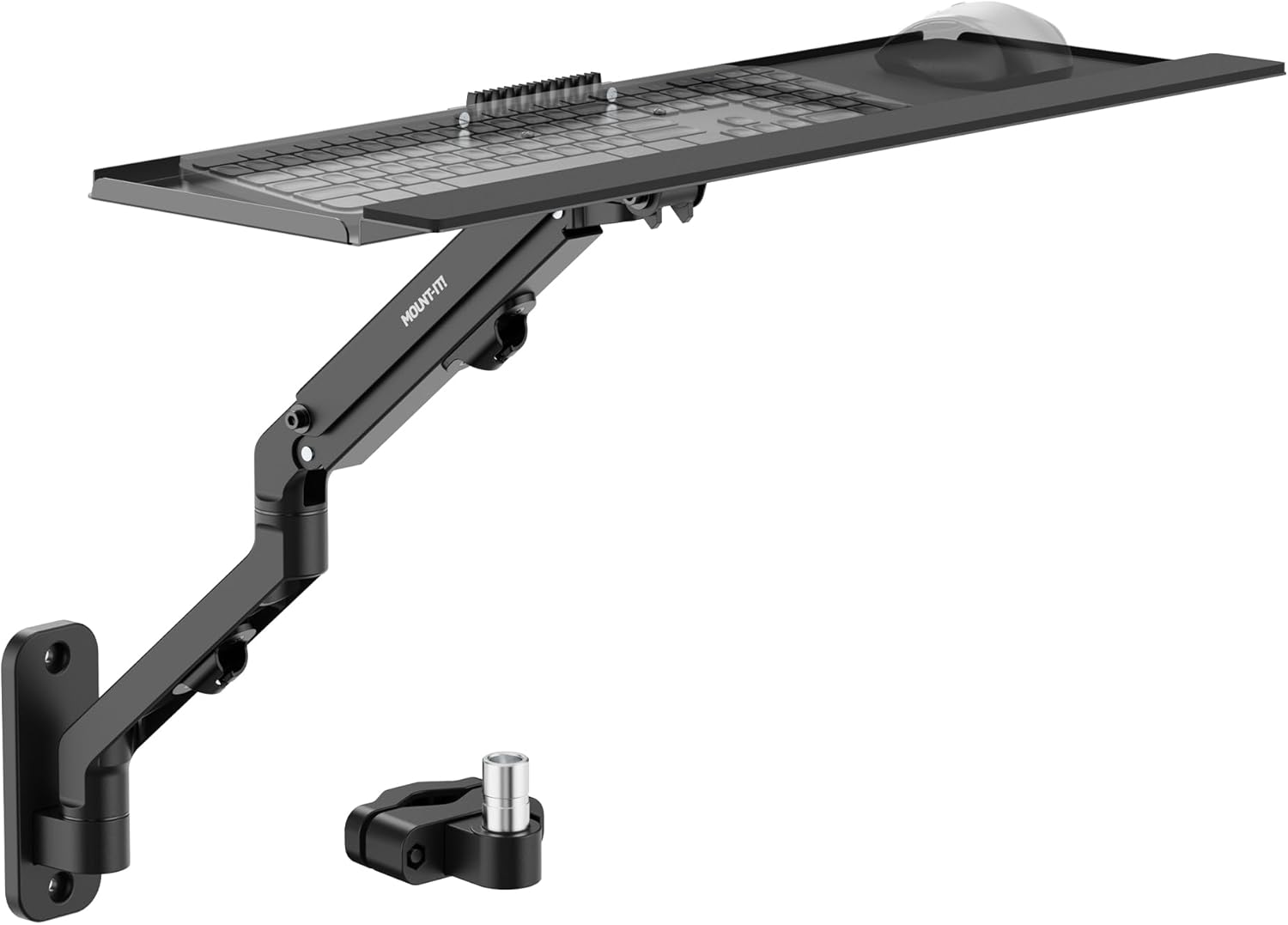 Mount-It! Adjustable Keyboard Wall Mount for Ergonomic Workstation
