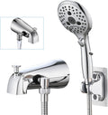 PROOX All Metal Tub Spout with Diverter and 6-Setting Handheld