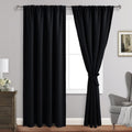 JIUZHEN Blackout Curtains for Bedroom - Thermal Insulated Drapes