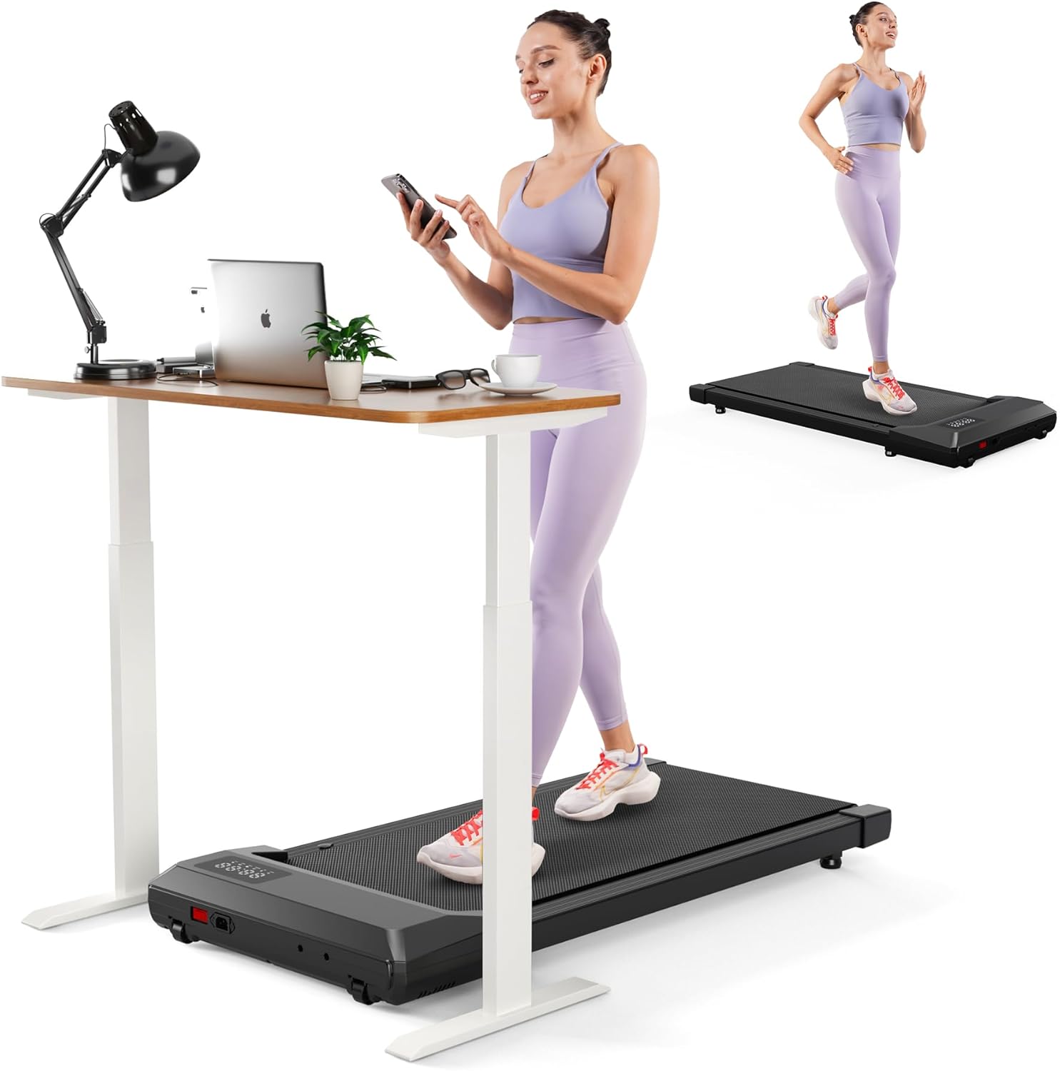 Superun Walking Pad Treadmill for Home & Office Use, Compact Size