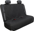 Bench Car Seat Cover Protector Black - Waterproof Heavy-Duty Nonslip