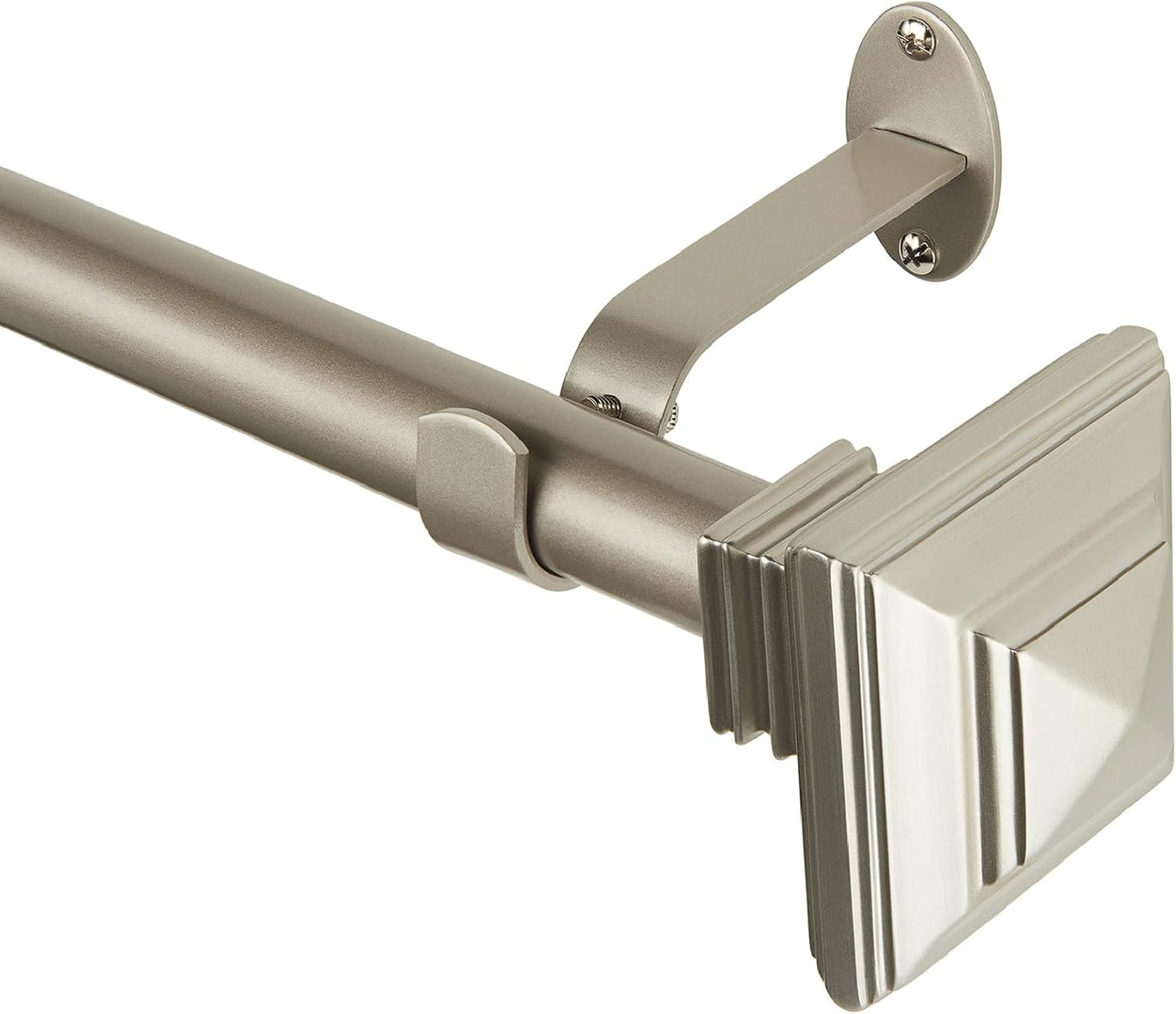 Stylish 1 Florence Curtain Rod - Antique Pewter, 28X48
