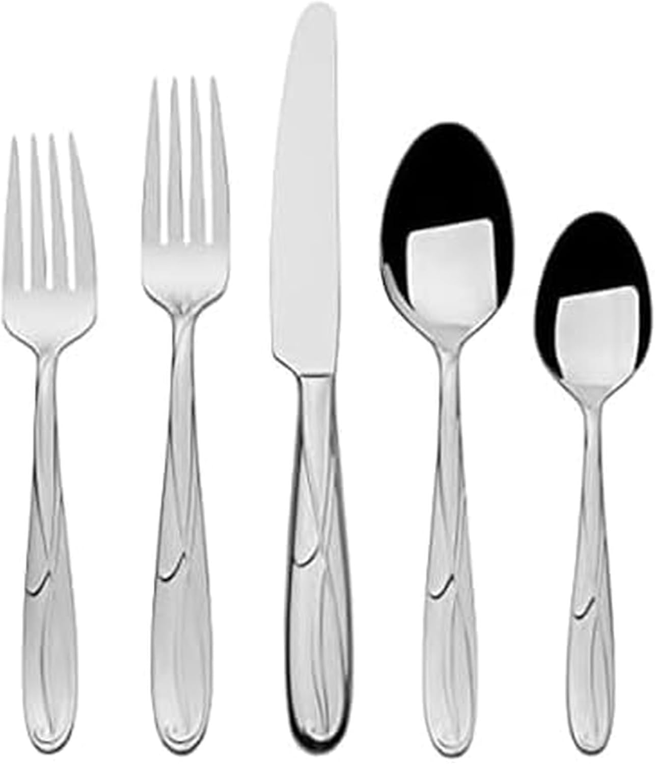 Mikasa Cocoa Blossom 65-Piece Flatware Set for Elegant Dining