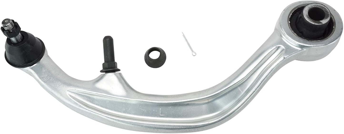 TRQ Front Left Rearward Control Arm with Ball Joint for G35, 350Z