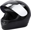 SLMOTO DOT Approved Full Face Motorcycle Helmet Hot Gloss Black