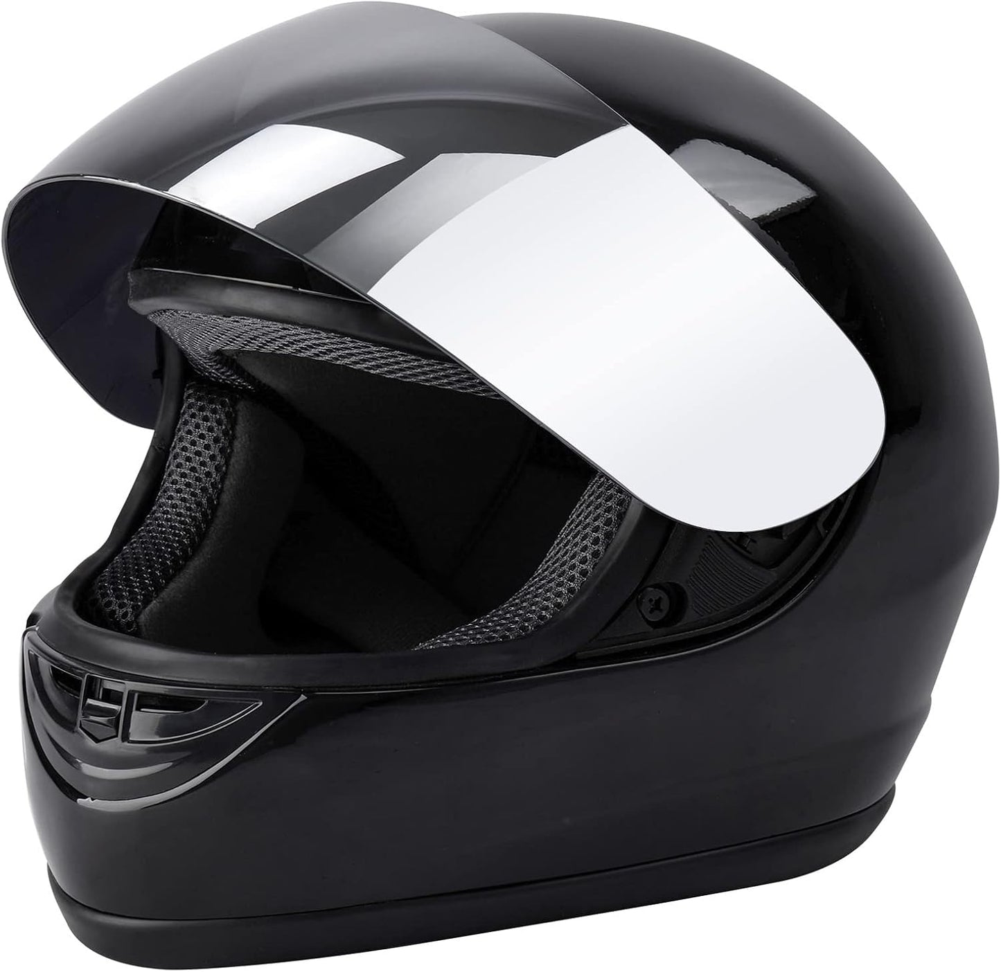 SLMOTO DOT Approved Full Face Motorcycle Helmet with Sun Shield