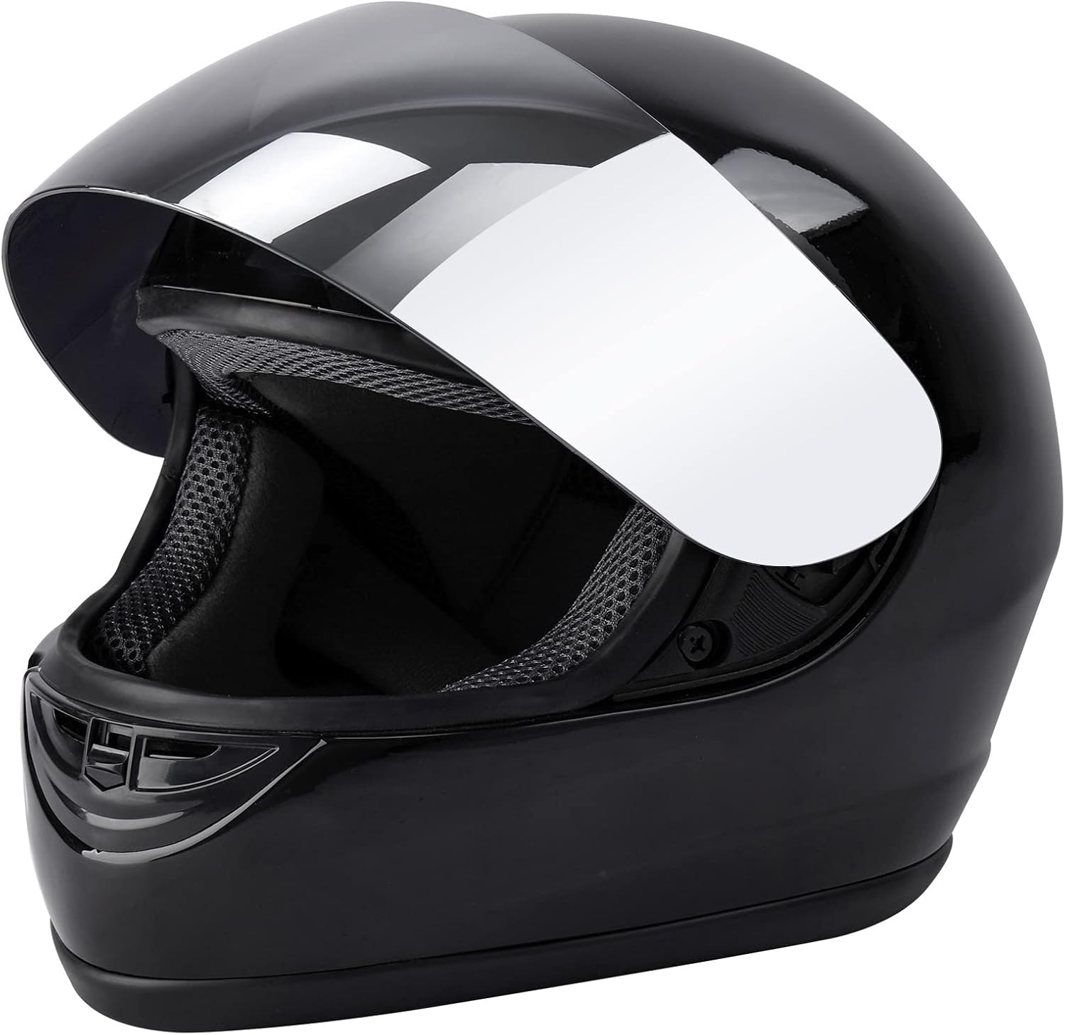 SLMOTO DOT Approved Full Face Motorcycle Helmet with Sun Shield
