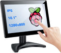 10 in Touchscreen Monitor 1280x800 IPS - Portable VGA HDMI Display