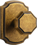 2 Pack Dummy Antique Brass Door Knobs Interior Dummy Door Handle