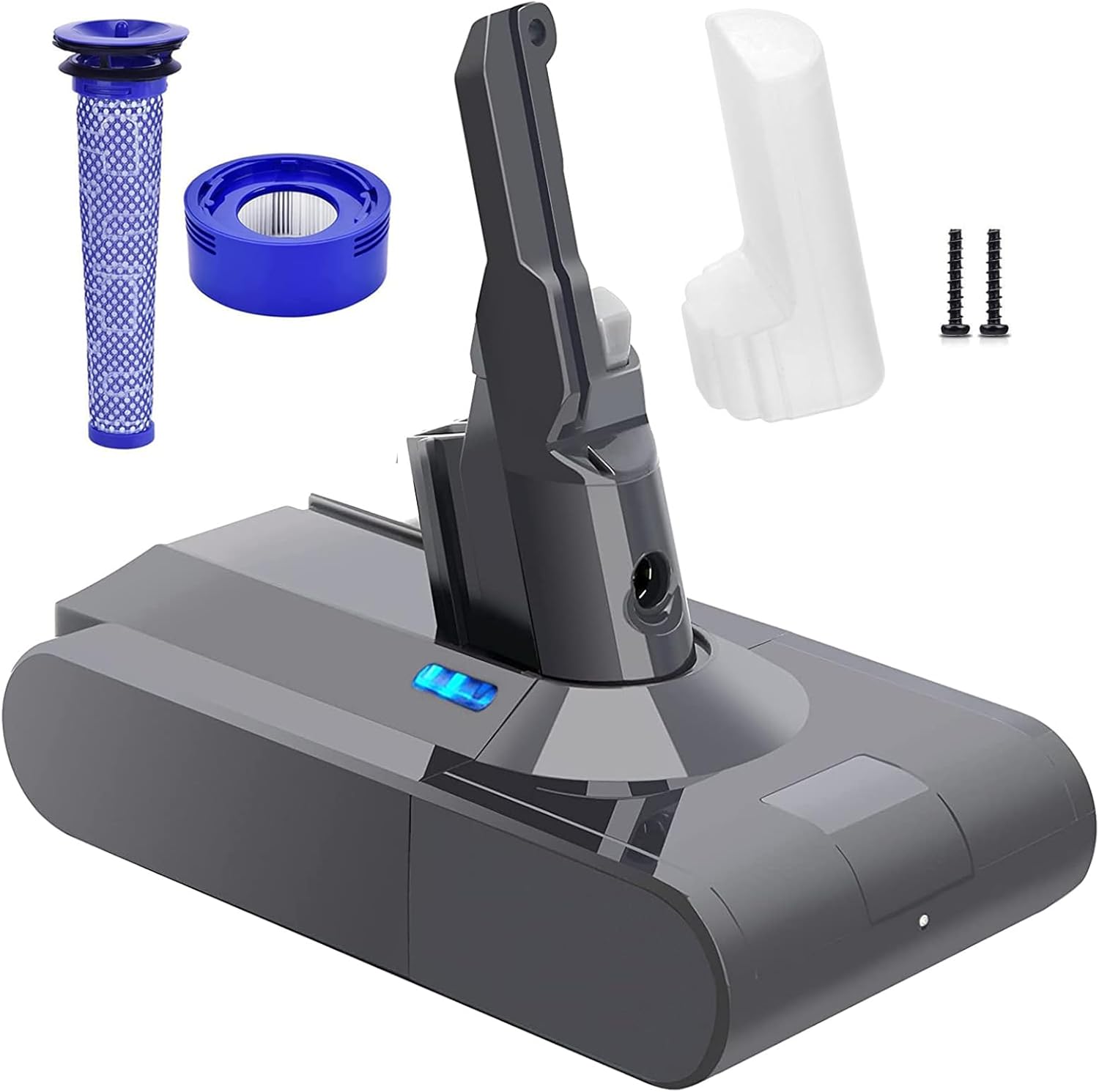 Long-Lasting 6.0Ah V8 Battery for Dyson V8 Handheld Vacuum