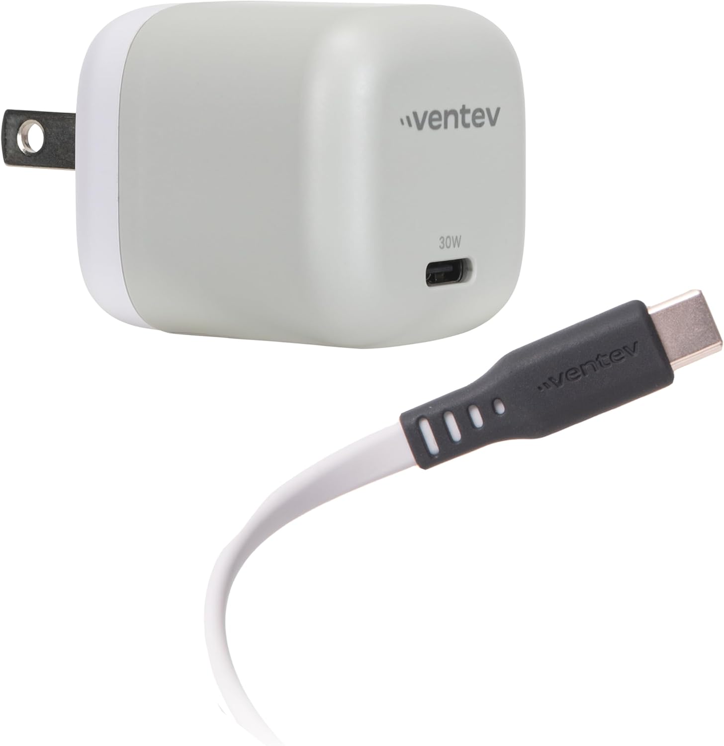 Ventev 30W USB-C Wall Charger with 3.3ft Cable for iPhone 17