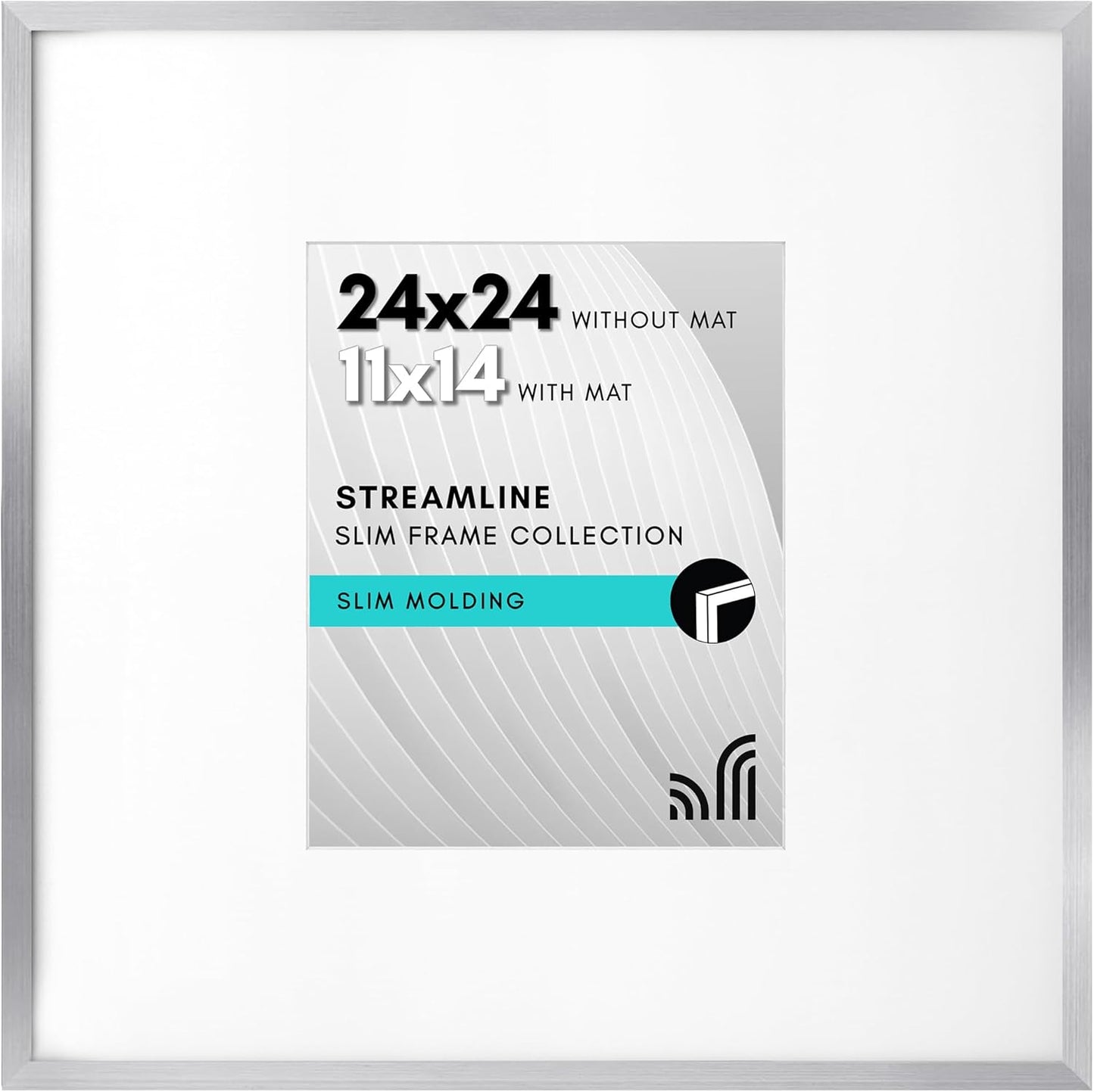 24x24 Picture Frame with Polished Plexiglass for Stylish Display