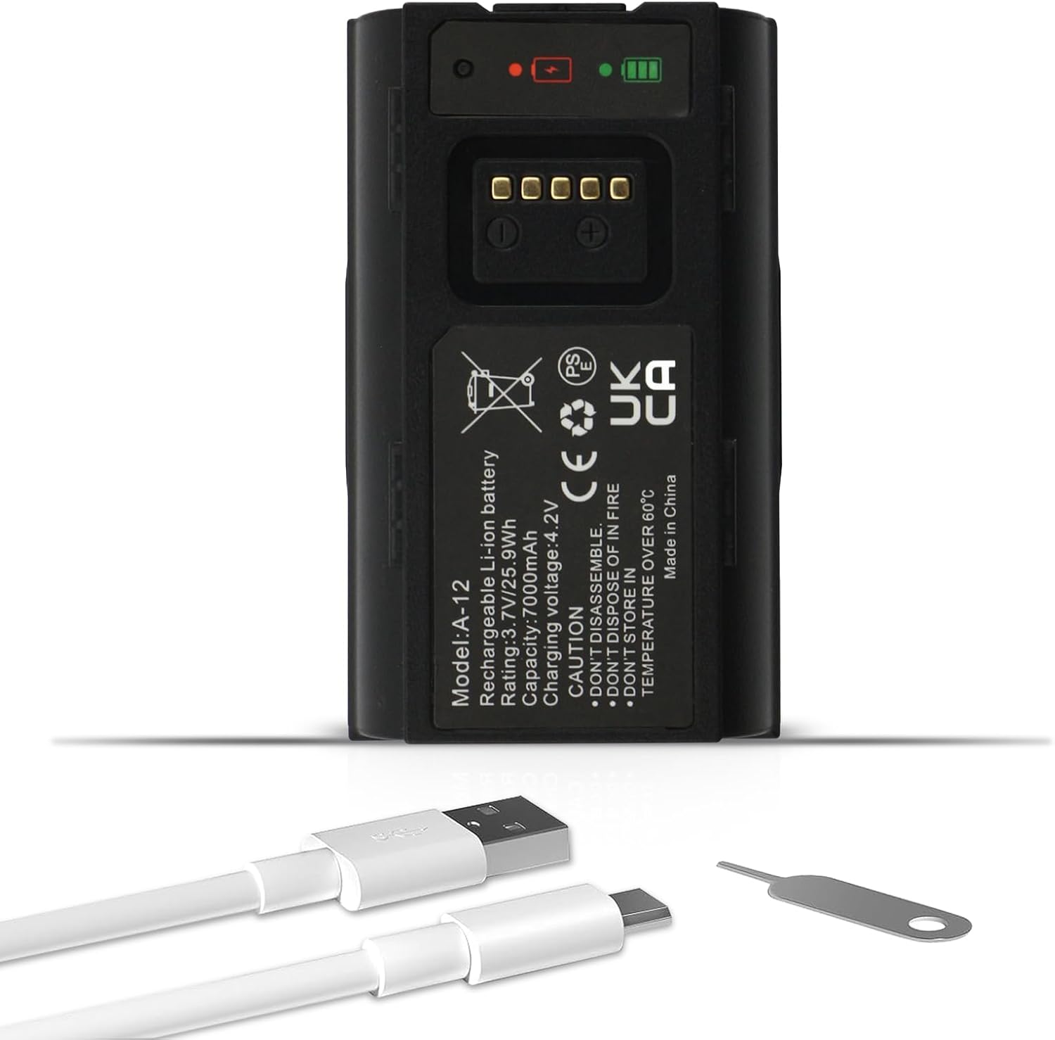 Long-lasting Power for Arlo Doorbell - MULS A-12 7000mAh