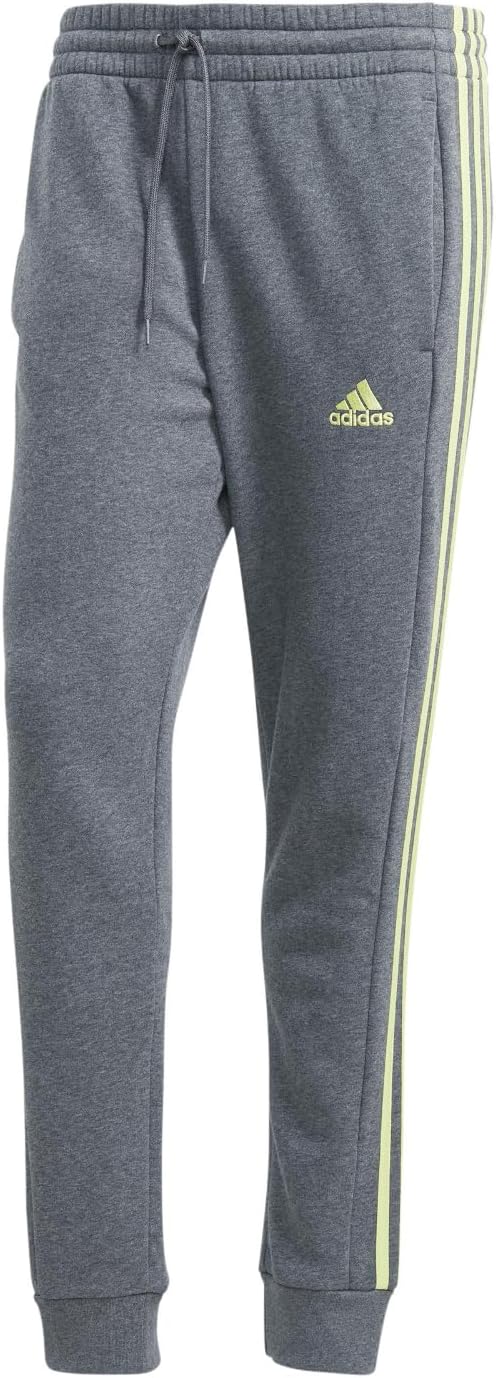 adidas Men's Essentials Fleece Tapered Cuff 3-Stripes Pants Review