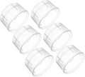 Spill-Proof Transparent Shaker Cup Covers - 6pcs