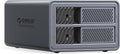 ORICO Tray-Less 2-Bay RAID Enclosure - Up to 44TB Backup