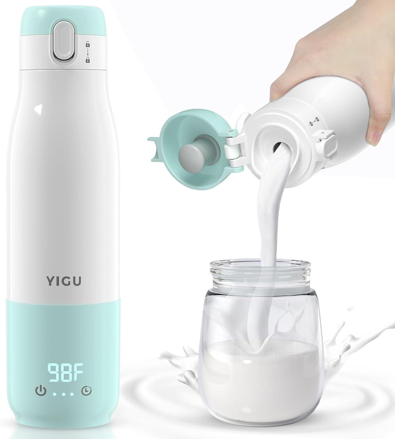 YIGU Portable Bottle Warmer - Fast Heat on the Go