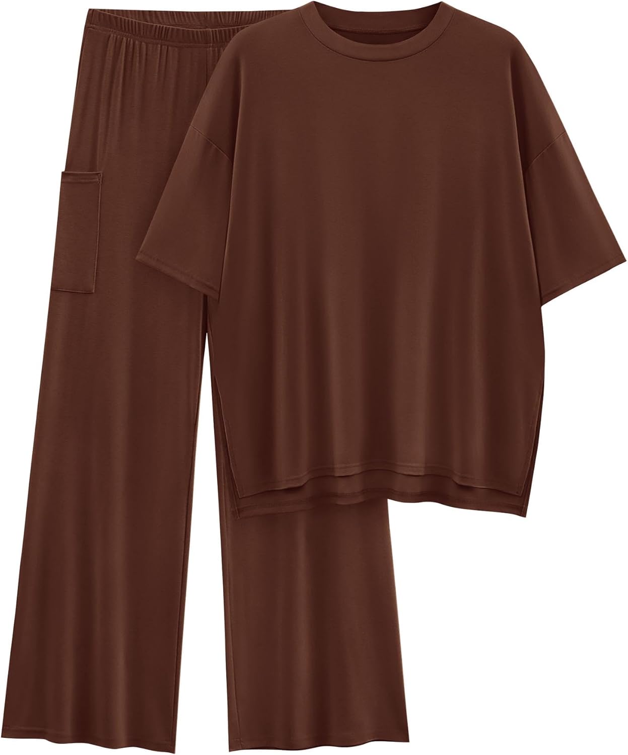 KIRUNDO Womens 2 Piece Outfits for Summer Casual Comfort