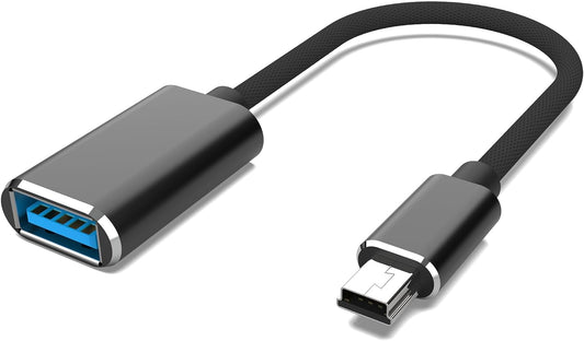 Braided Mini USB OTG Cable for Fast Photo Transfers - HIEbee