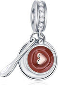 EMOSTAR 925 Sterling Silver Beverage Charms Set